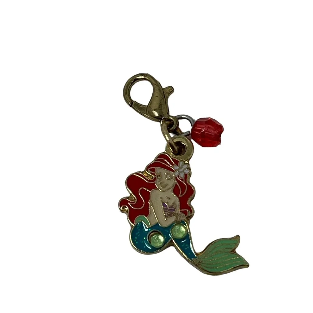 Little‎ Mermaid Ariel Charm Silver Tone Enamel